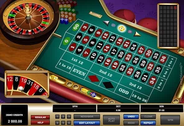 Image previewing the American Roulette game from Microgaming.