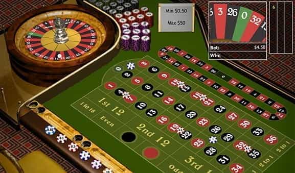 An in-game image of the Club Roulette Game from Playtech.