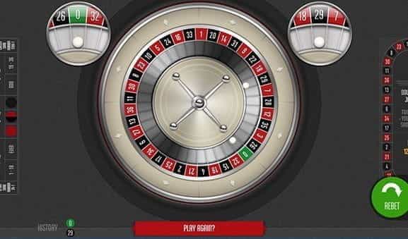 An in-game image of Double Ball Roulette from Felt.