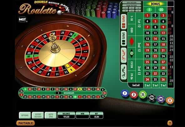 double bonus spin roulette slot