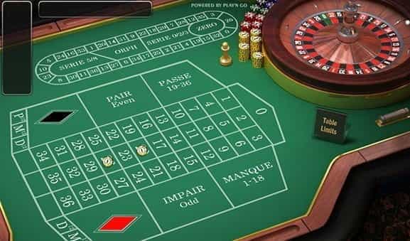 An in-game image of French Roulette La Partage from Play'n GO.