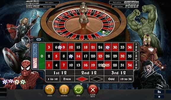 Play Marvel Roulette by Playtech at Ladbrokes Casino