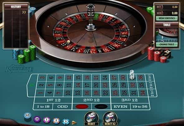 A demo of the Premier Roulette Diamond Edition game from Microgaming.