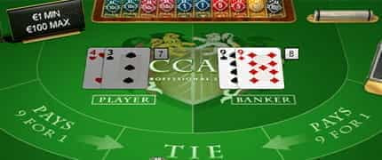 baccarat top score