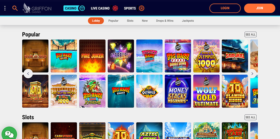 Griffon Casino screenshot thumbnail 2