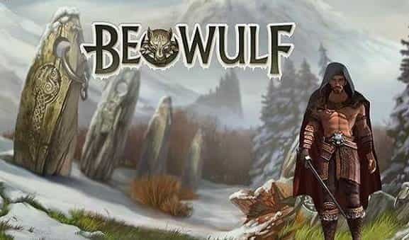 The Beowulf slot title page and logo