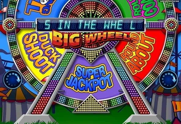 The Big Wheel bonus round from the slot game by Realistic Games.