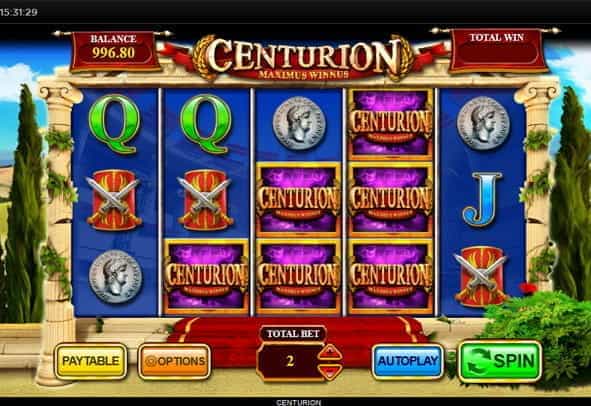 centurion slot free