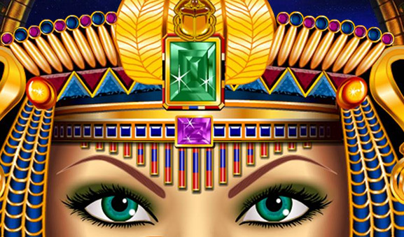Play the Egyptian-themed slot Cleopatra online with up to 20 selectable lines
