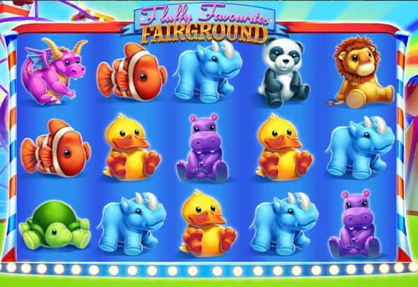 The Fluffy Favourites Fairground slot game.