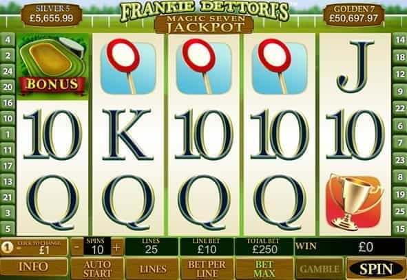 Play Frankie Dettori's Magic Seven here for free