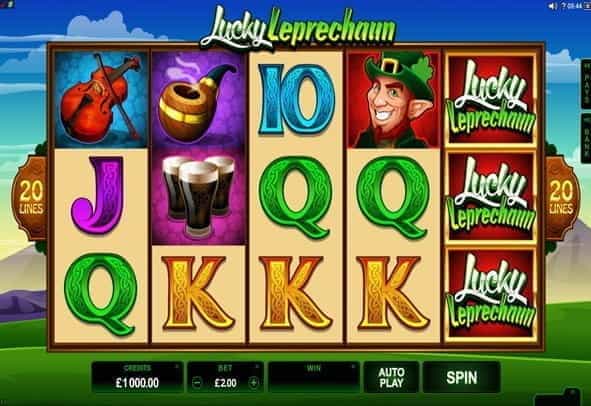 The Lucky Leprechaun rows and reels.