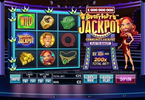 Check out Everybody's Jackpot for real money at our top casino pick
