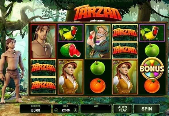 play the free tarzan casino game online