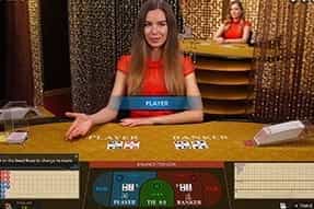Preview of Live Baccarat Game at InterCasino
