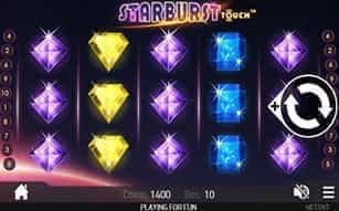 Starburst Touch – the slot at LeoVegas mobile casino.