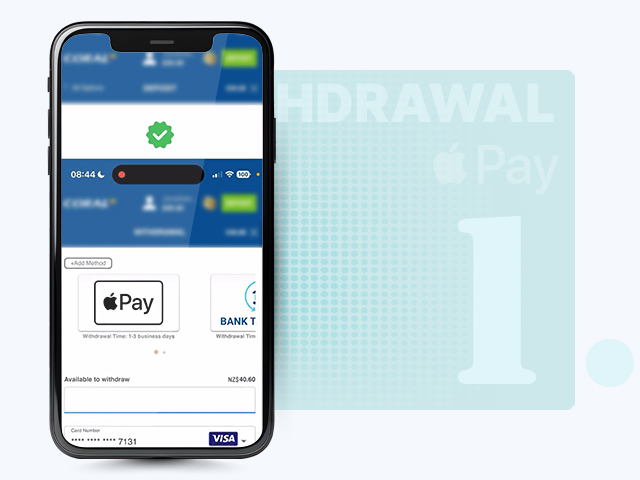 Choose Apple Pay for Withdrawal