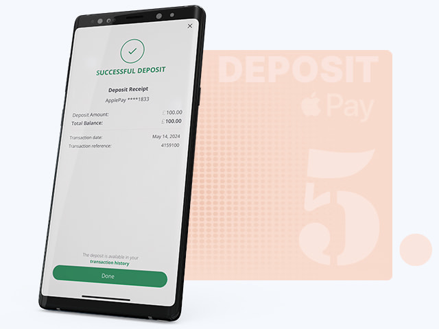  Apple Pay Successful Deposit Page