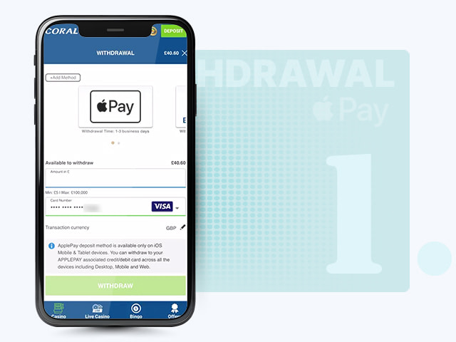 Choosing Apple Pay for Withdrawals