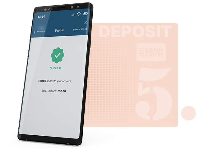 Bank Transfer Deposit Confirmation Page