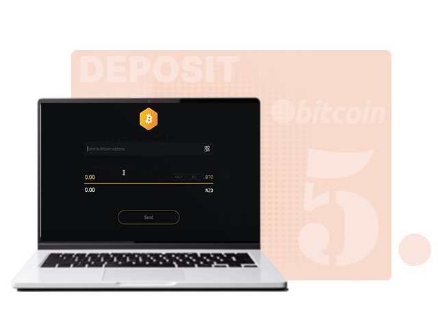  Bitcoin Deposit Confirmation Page