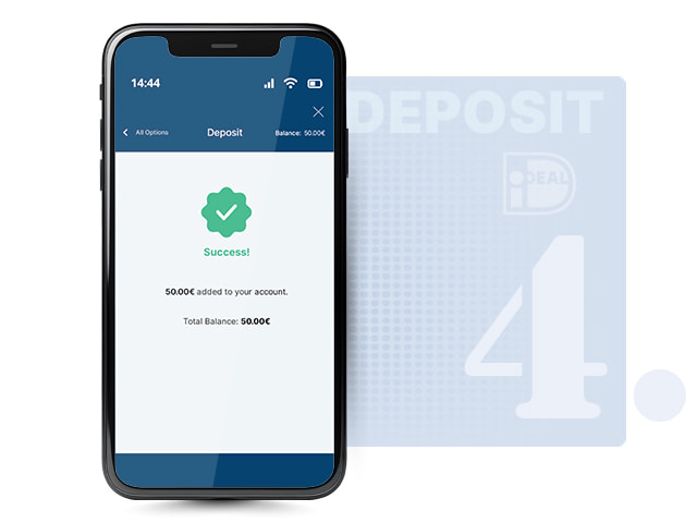 iDEAL Deposit Confirmation Page