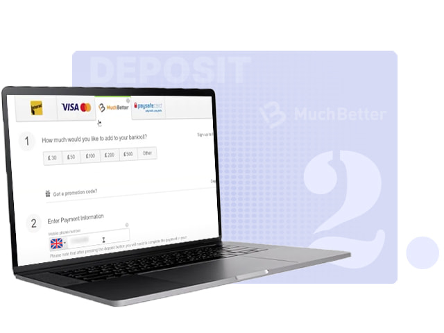 Enter the Mobile Number Associated with Your MuchBetter Account