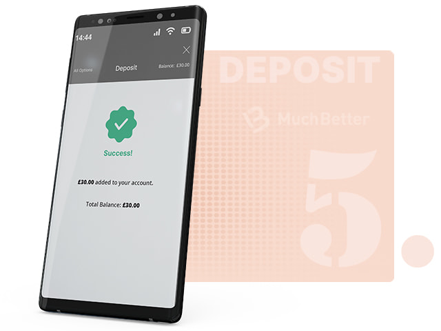 MuchBetter Deposit Confirmation Page