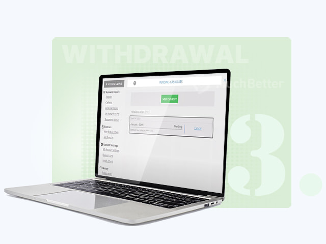 Request a Withdrawal and Check the Transaction Status