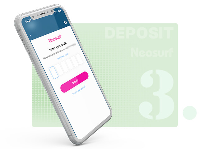 Enter Neosurf Voucher Code