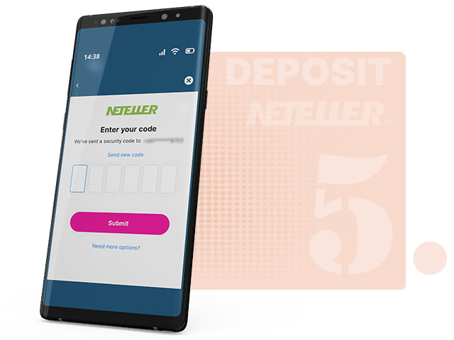 Neteller Deposit Confirmation Page