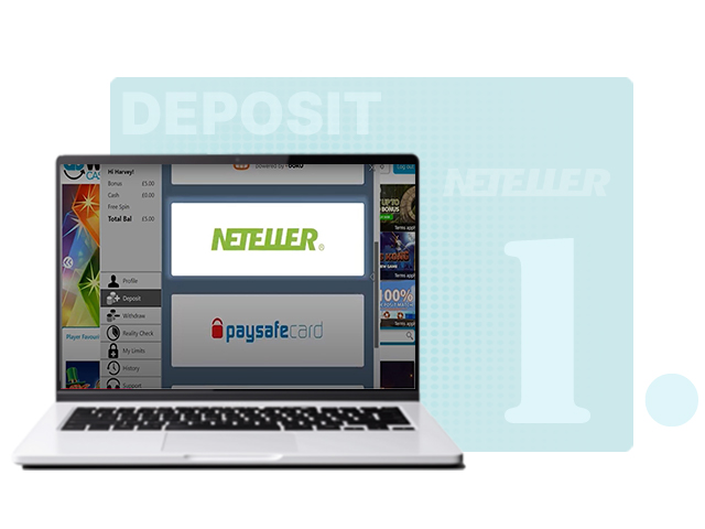 Casino Cashier with Neteller