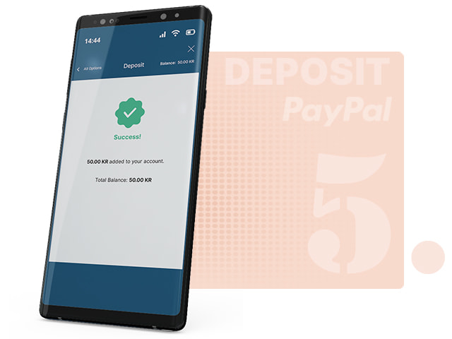 PayPal Deposit Confirmation Page