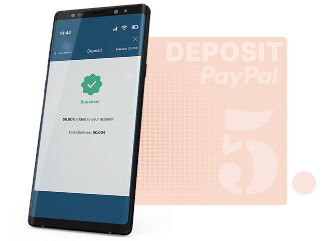 PayPal Deposit Confirmation Page