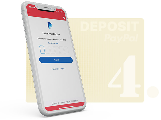 PayPal Log-in Screen