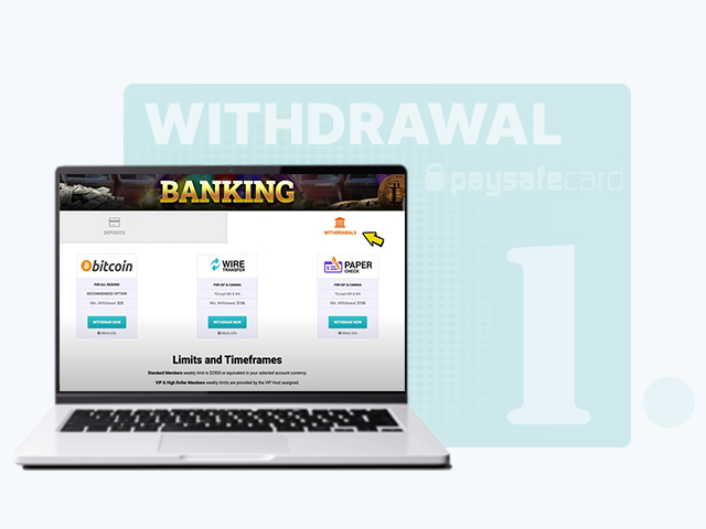 Choose paysafecard as a Withdrawal Method