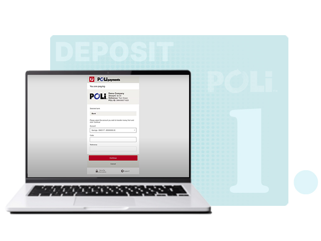 Logging into Online Banking via POLi.