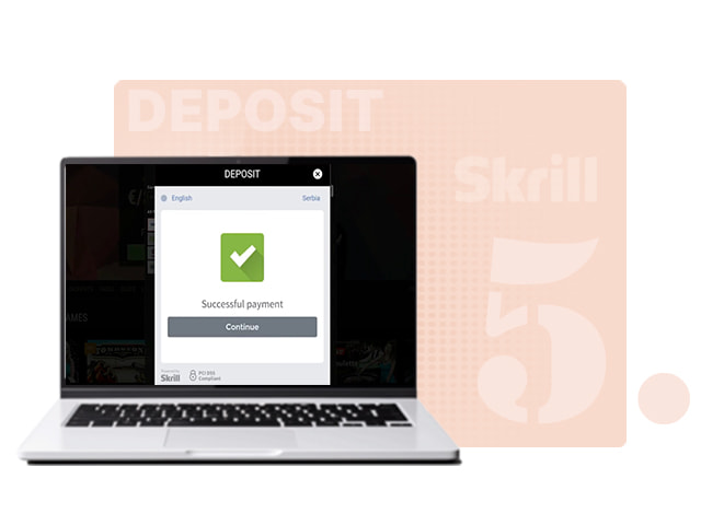 Skrill Deposit Confirmation Page