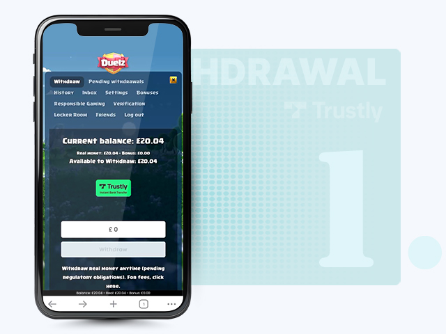 Choose Trustly as a Withdrawal Method