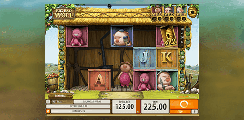 Image showing the Big Bad Wolf slot with Swooping Reels feature