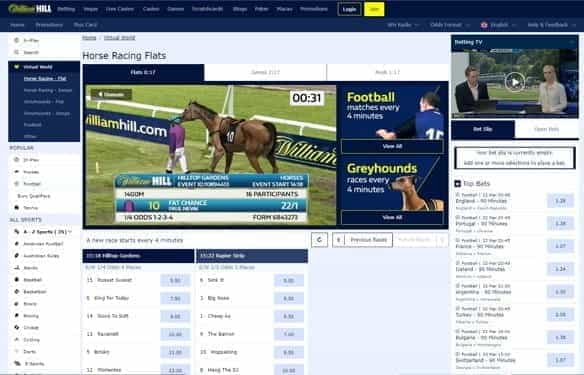 how to bet on virtual horse racing
