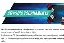 The introduction to Sit & Go Tournaments at William Hill poker. 