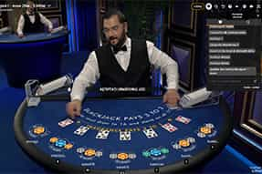  Azure Blackjack la Favbet Casino Live