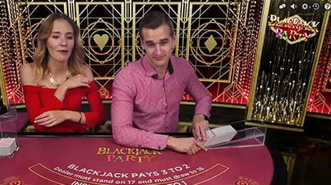 Joci și câștigi la blackjack party