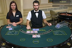 Casino Hold' Em live online în România