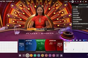 Mega Baccarat la Favbet Casino Live