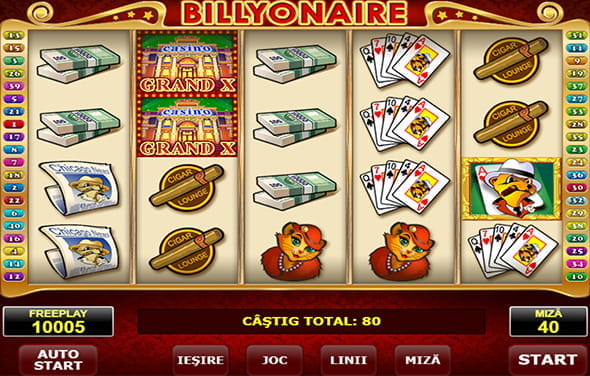 Slot Billyonaire de la Amanet online