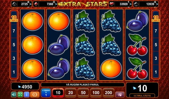 Slotul Extra Stars vă este prezentat de NetBet