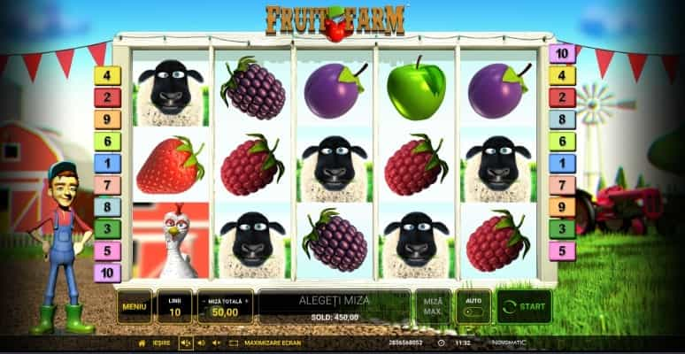 Fruit Farm slot cu căpșuni