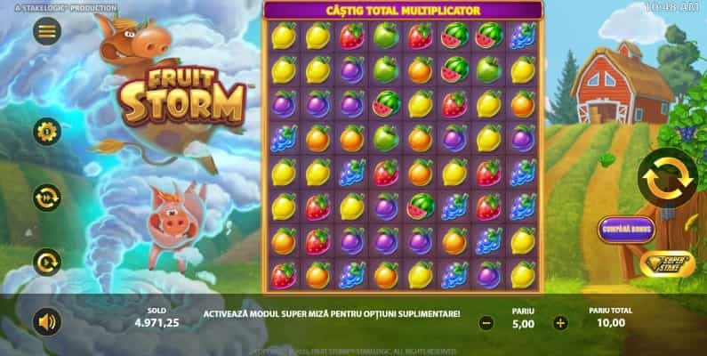 Fruit Storm slot cu căpșuni